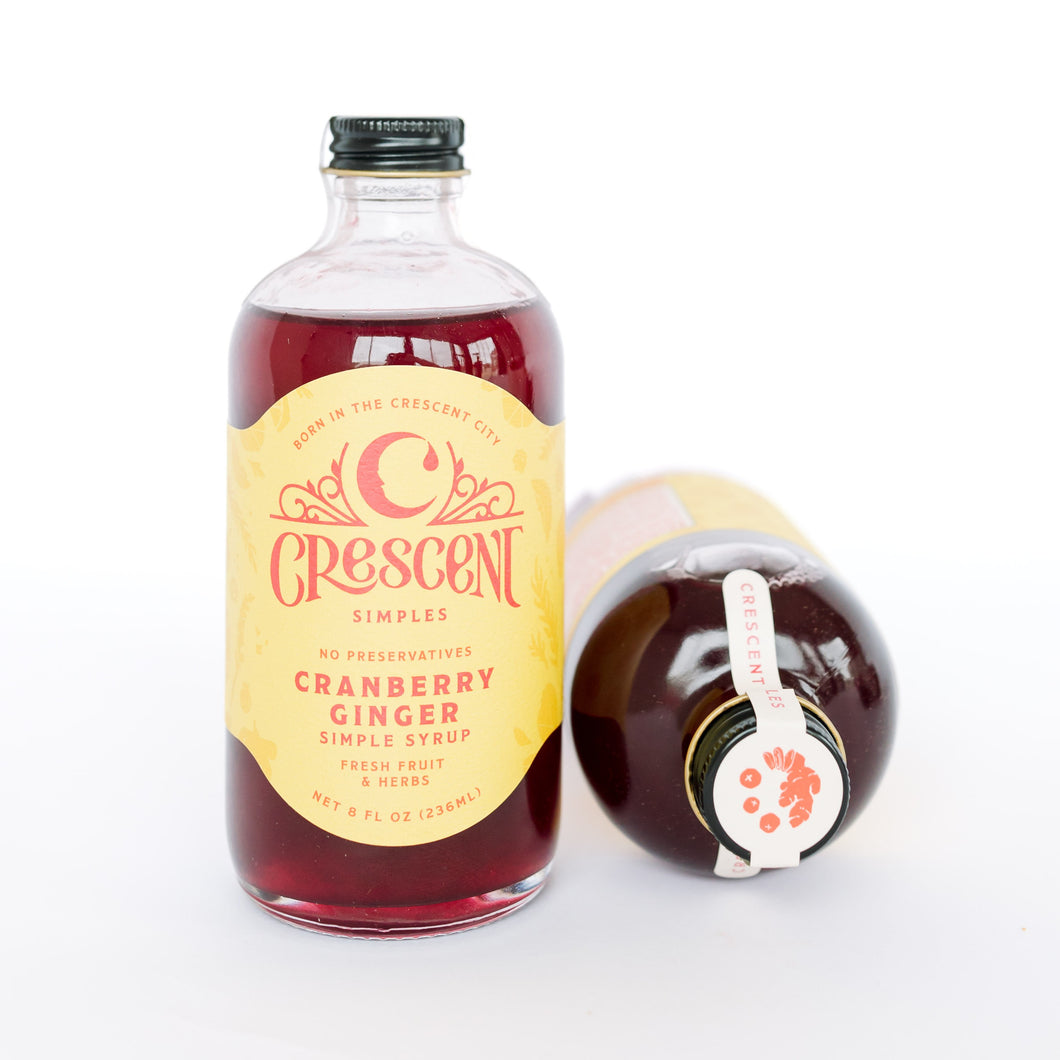 Cranberry Ginger Simple Syrup