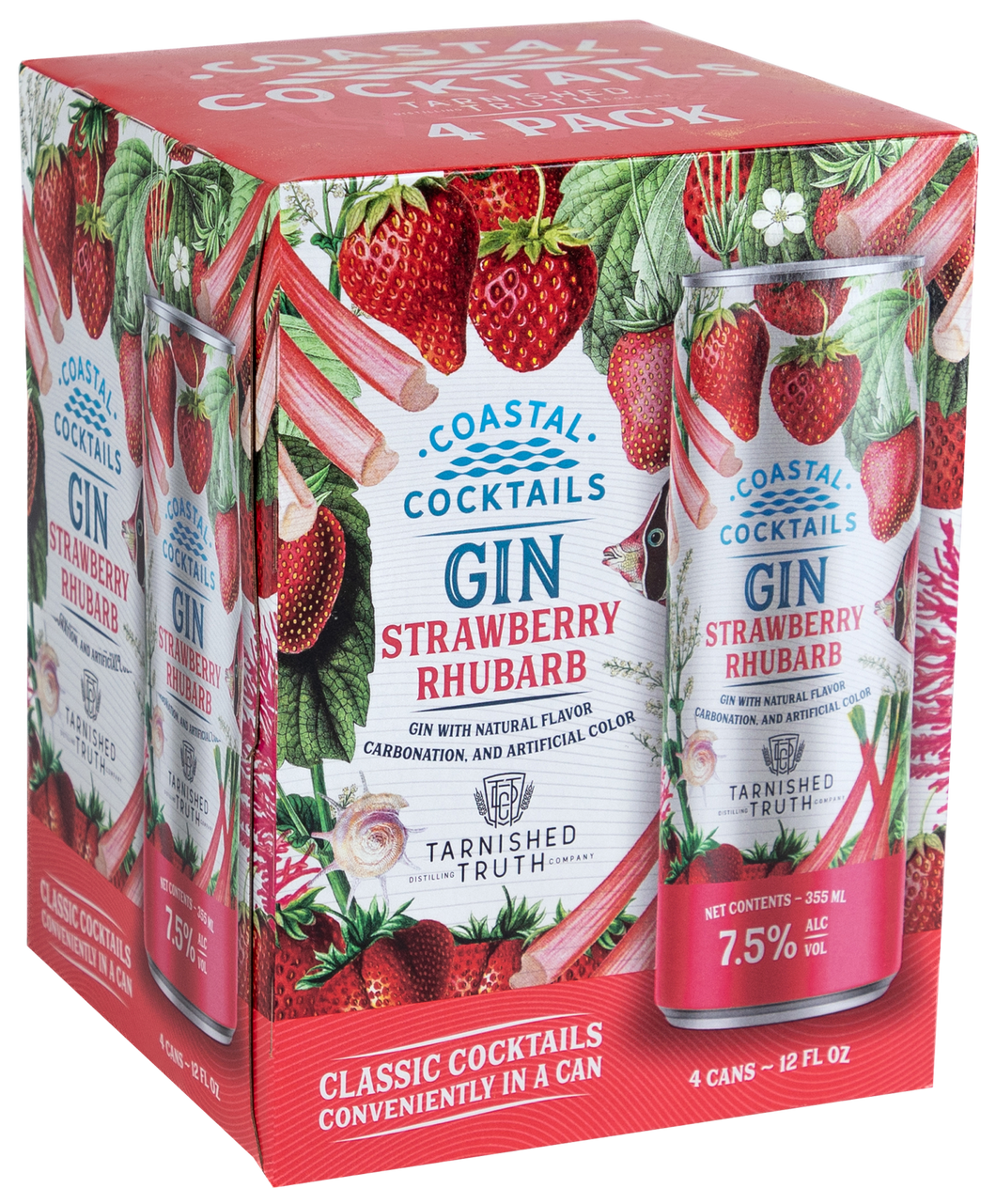 Coastal Cocktails - STRAWBERRY RHUBARB