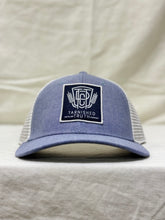 Load image into Gallery viewer, Tarnished Truth Hat- Light denim square patch

