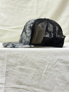 Tarnished Truth Hat - Black & White Tie Dye Patch