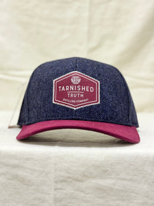 Tarnished Truth Hat- red and navy patch