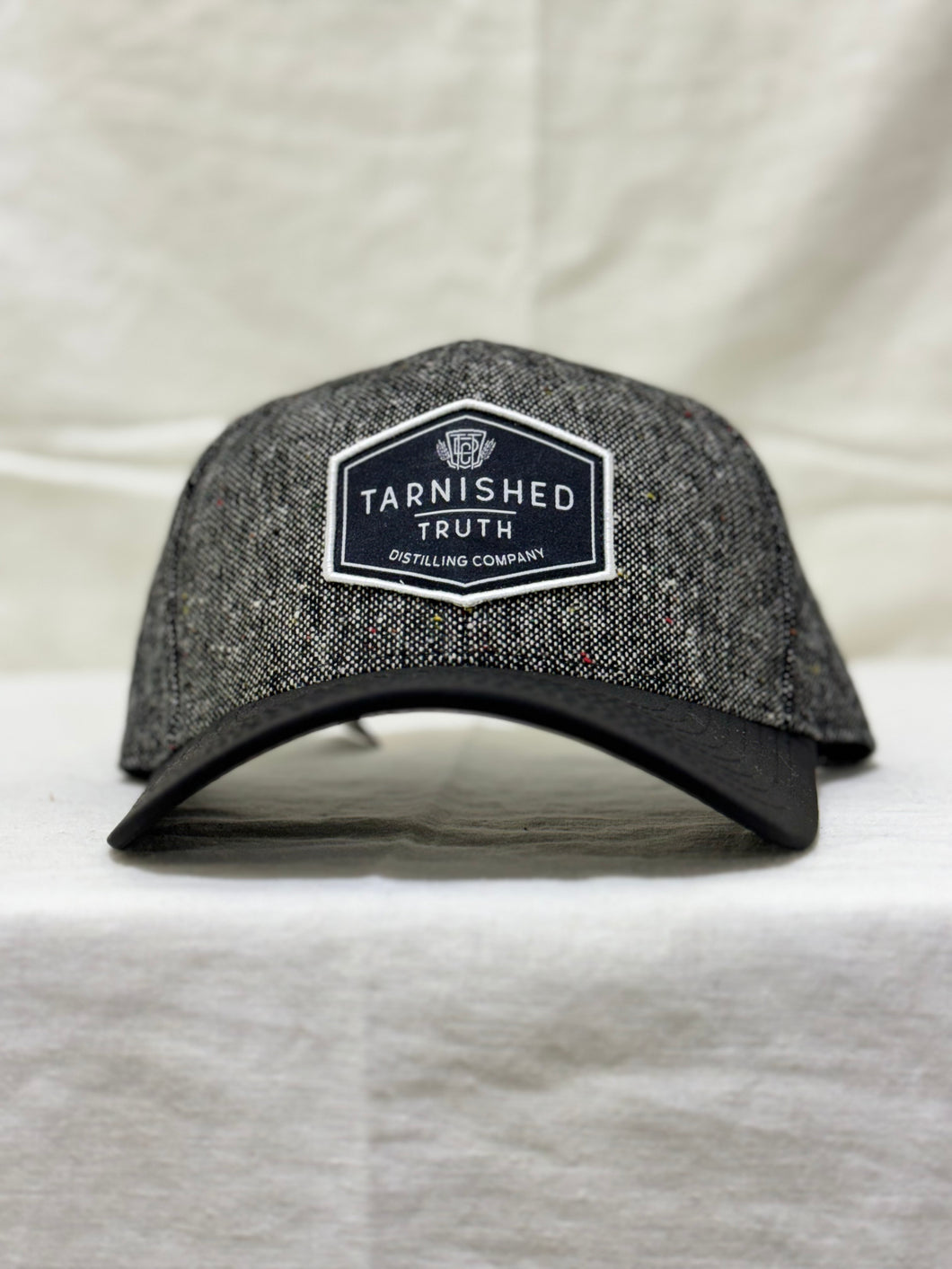 Tarnished Truth Hat - Black & White Wool Patch