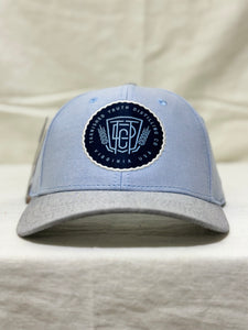 Tarnished Truth Hat - Light Denim, Round Patch