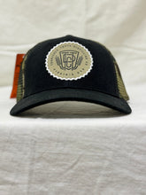 Load image into Gallery viewer, Tarnished Truth Hat- black camo mesh round patch
