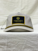 Load image into Gallery viewer, Tarnished Truth- Beige black and yellow cord hat
