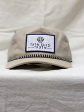 Load image into Gallery viewer, Tarnished Truth Hat - Beige &amp; Navy Cord
