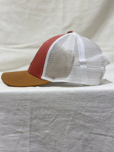 Tarnished Truth Hat- Pink and Tan round patch