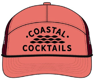 Coastal Cocktails Hat - Mango, 7 Panels