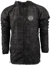 Load image into Gallery viewer, Tarnished Truth Windbreaker - Black Camo
