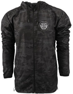 Tarnished Truth Windbreaker - Black Camo