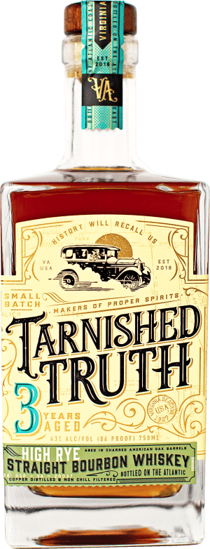 Tarnished Truth High Rye Straight Bourbon Whiskey Aged 3 Years