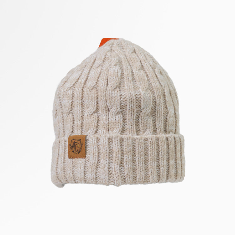 Tarnished Truth Cable Knit Beanie